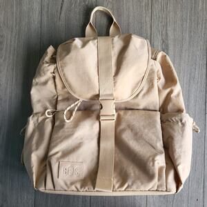 BÉIS Sport Backpack Beige Tennis Pickleball Yoga Travel Laptop Bag NWOT